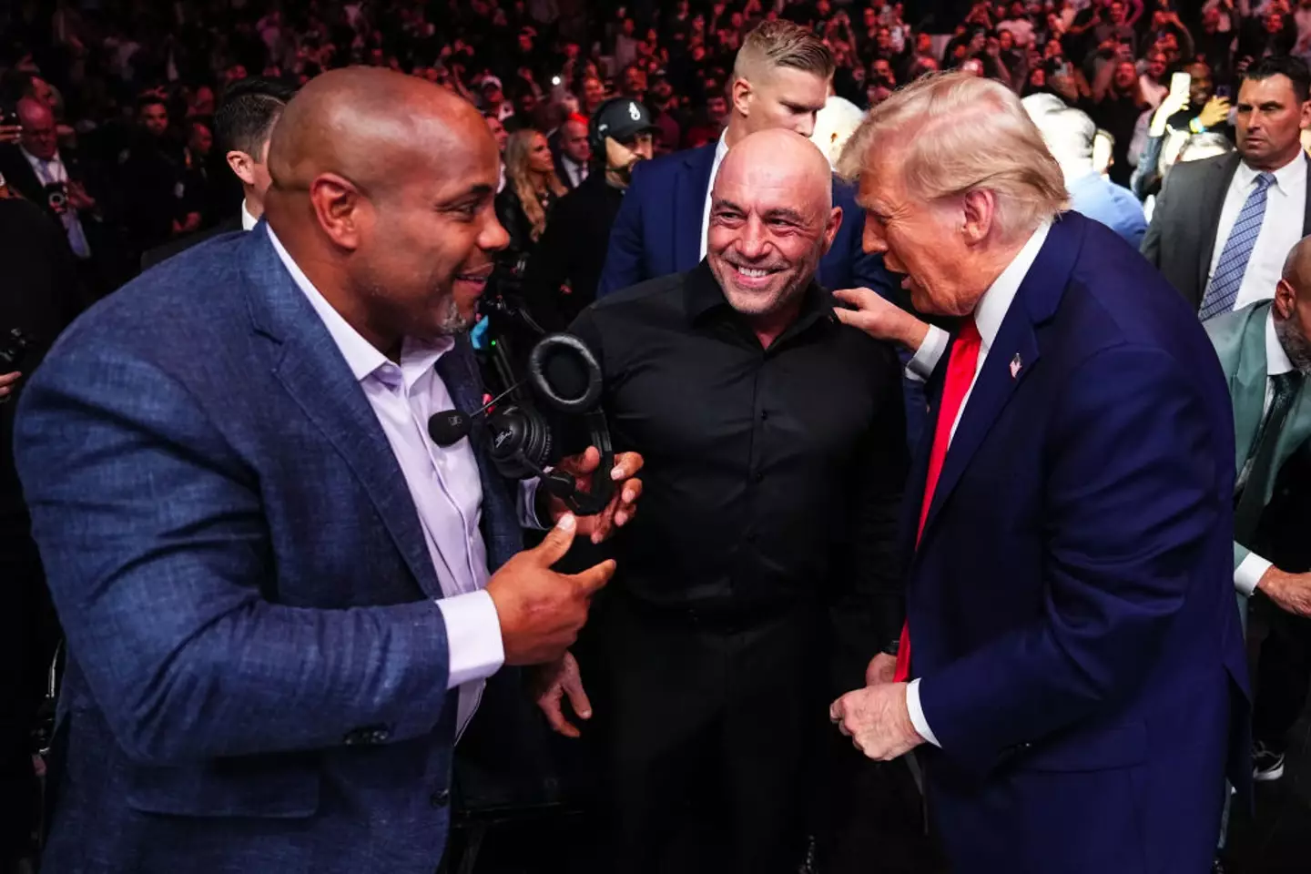 Rogan endorsed Trump for President (Image: Getty)