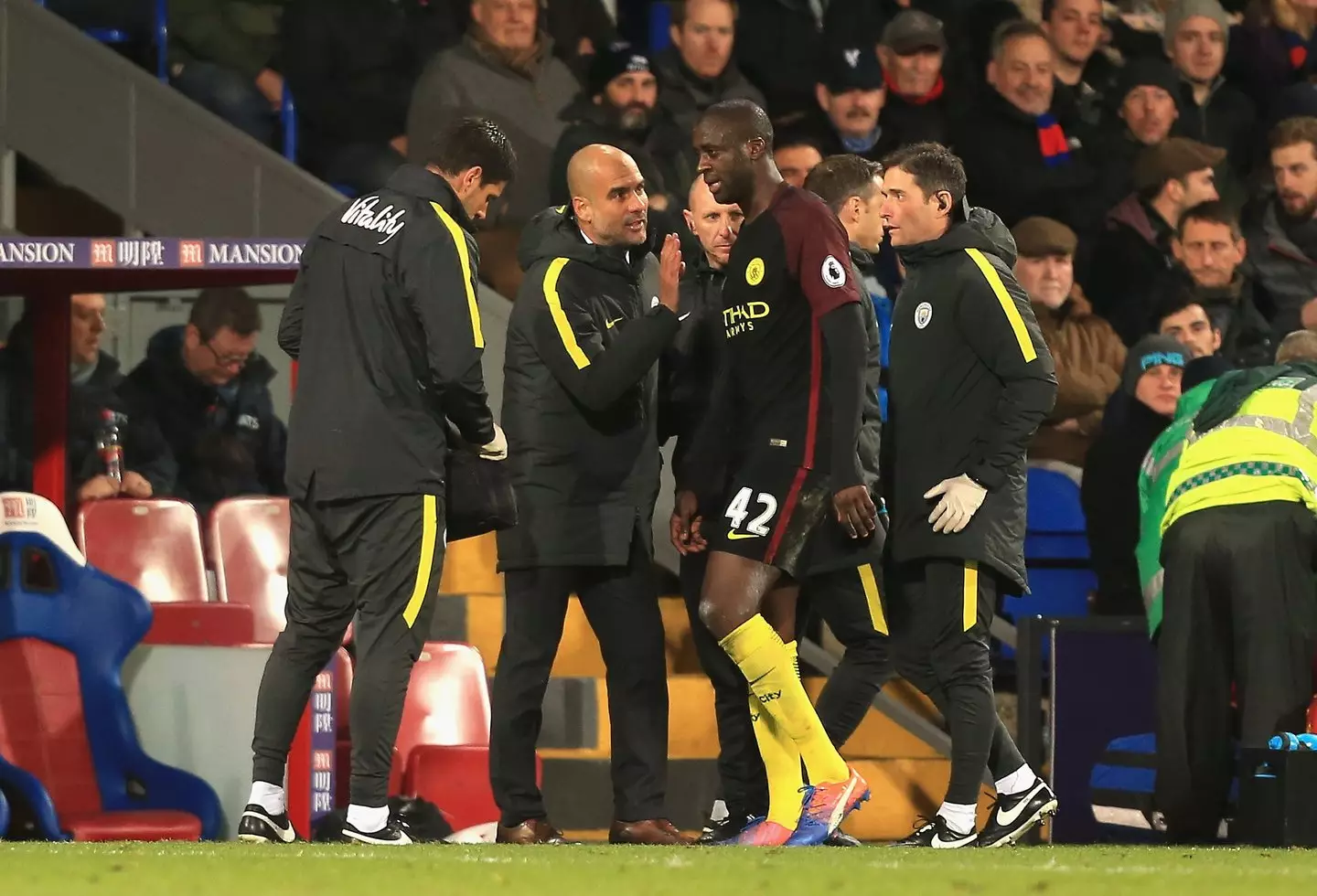 Yaya Toure has reignited his rivalry with Pep Guardiola. Image: Getty