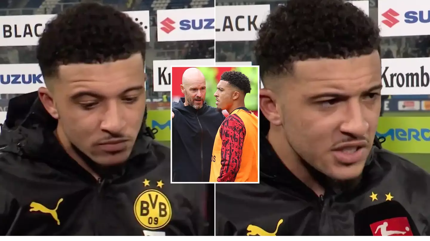 Jadon Sancho reveals 'inside information' about Man Utd exit during interview with Borussia Dortmund