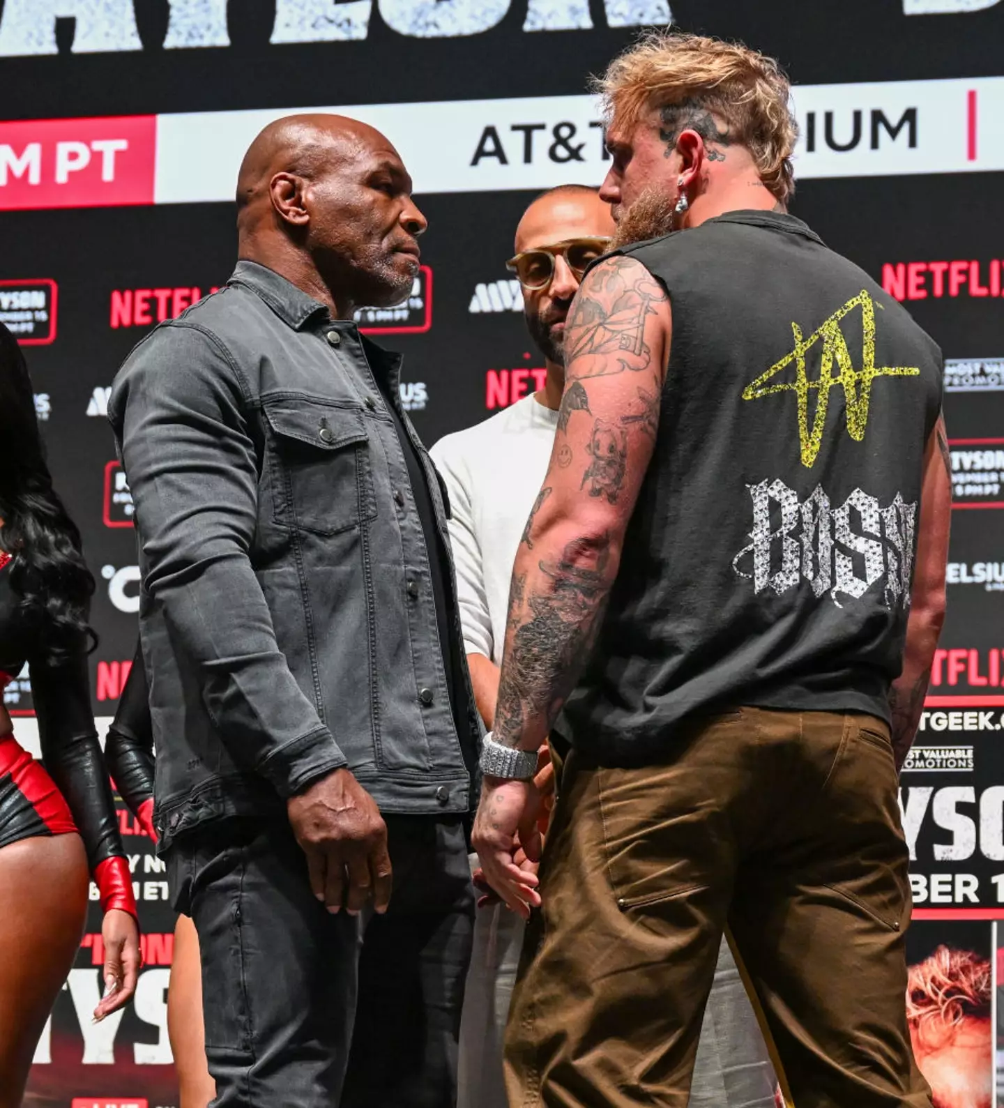 Mike Tyson and Jake Paul will fight on Friday (Image: Getty)