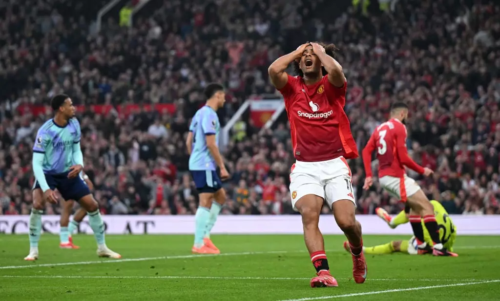 Joshua Zirkzee has struggled to find form at Man Utd (Credit:Getty)