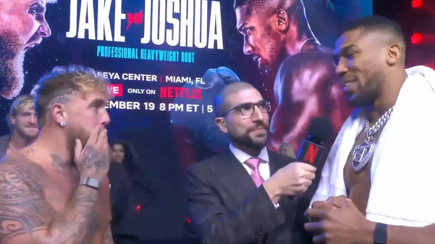 Anthony Joshua Leaves Jake Paul Shaking With Final Message Before Fight