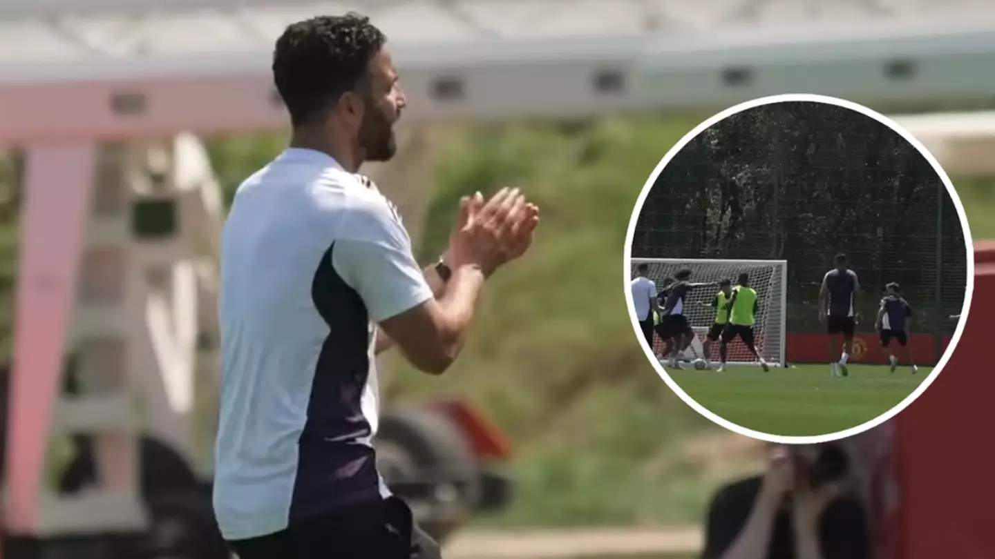 Man Utd fans spot the one player Ruben Amorim is working with personally in pre-season and they're demanding answers
