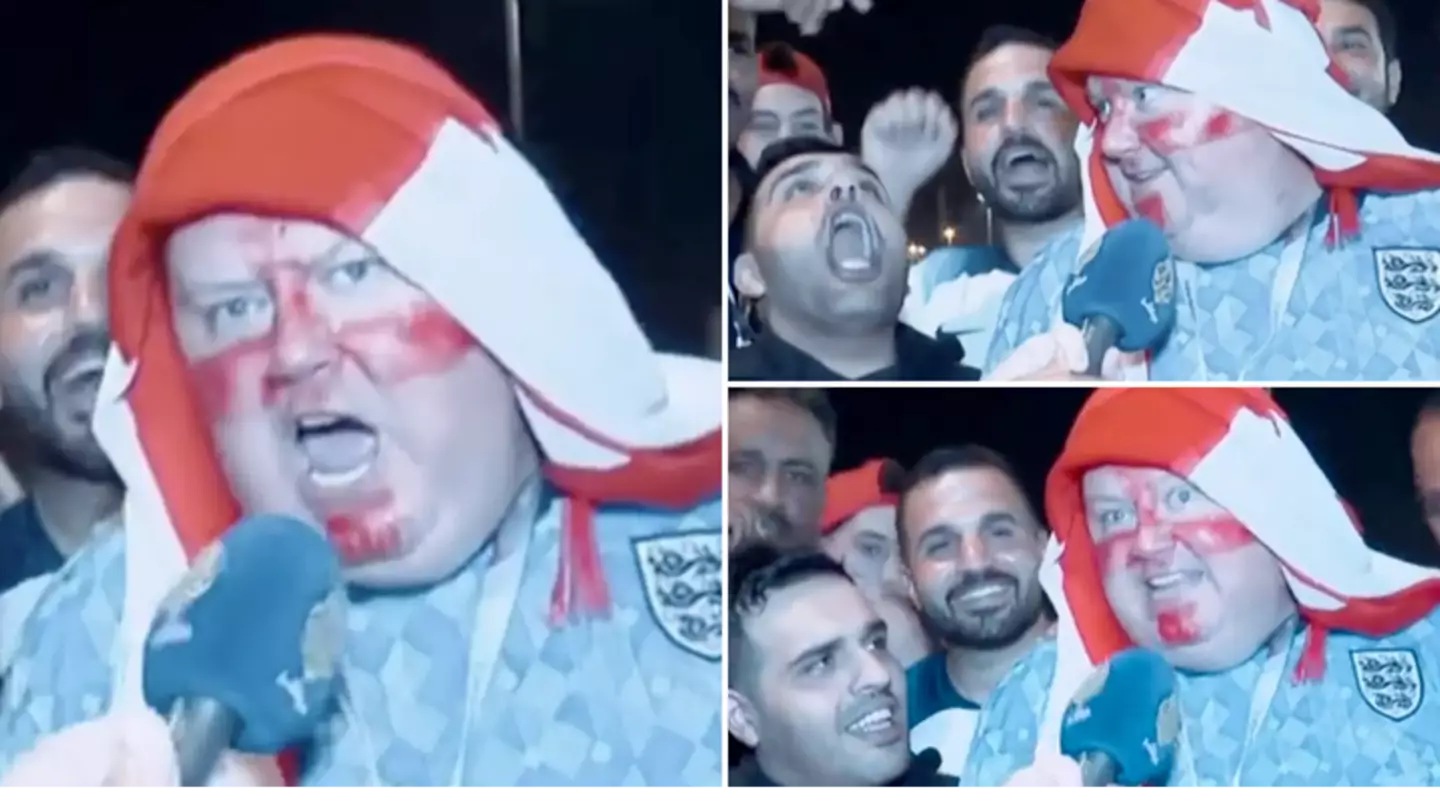 England fan speaks Arabic on live TV in heart-warming and hilarious moment