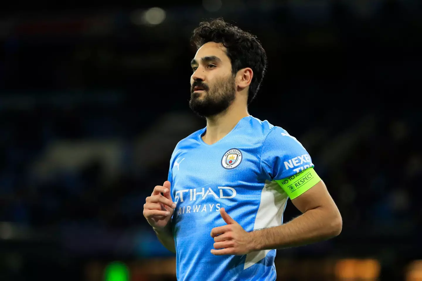 Ilkay Gundogan in action for Manchester City (News Images / Alamy)