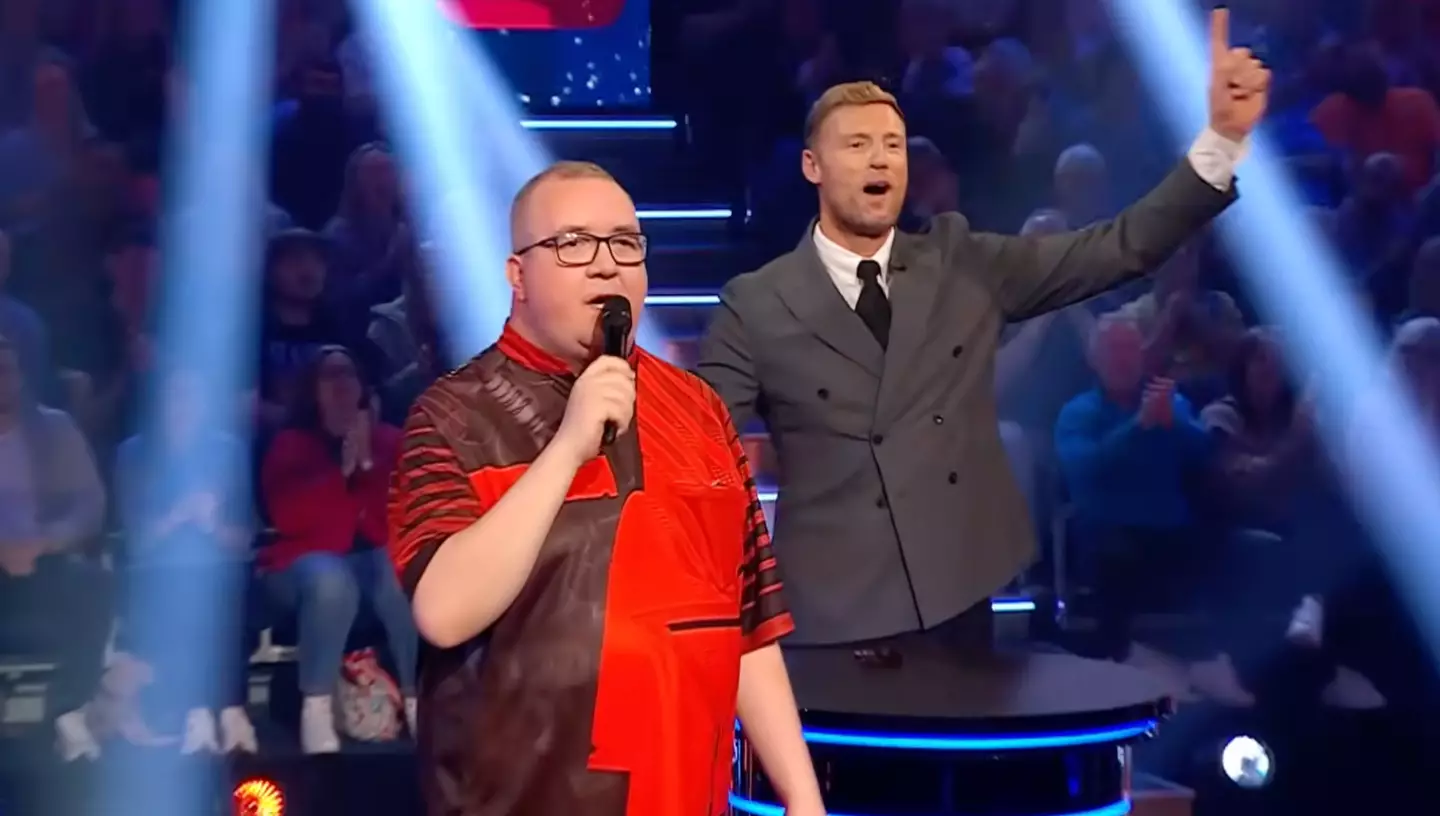 Bunting sang Spandau Ballet's 'Gold' on stage (Image: ITV)