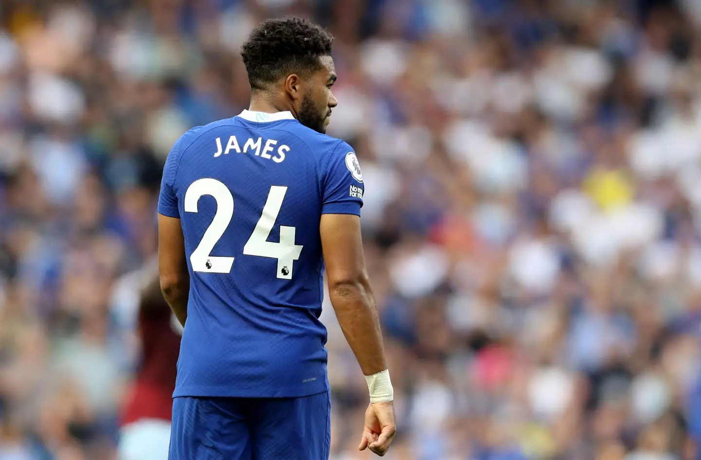 Reece James in Premier League action against West Ham. (Alamy)