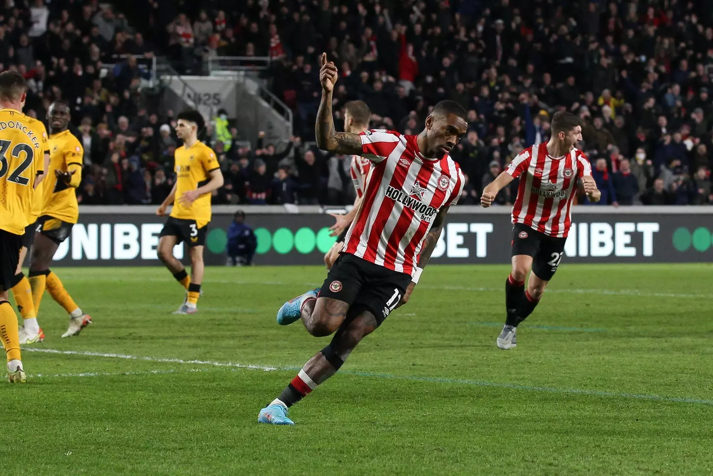Toney has impressed in his first season in the Premier League with Brentford. Image: PA Images