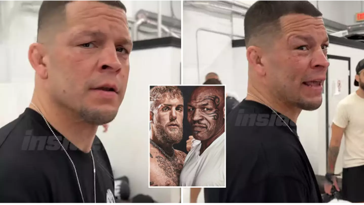 Nate Diaz didn't hesitate when predicting the winner of Mike Tyson vs Jake Paul