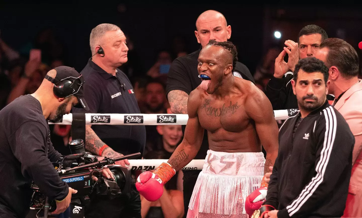 KSI during his bout against FaZe. Image: Alamy