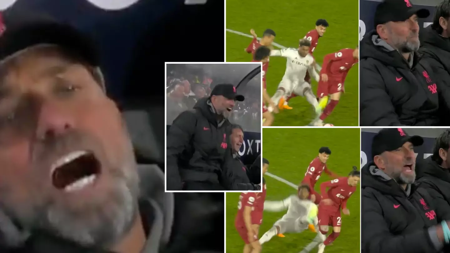 Jurgen Klopp had a priceless reaction to seeing his Liverpool team winning the ball back in 92nd minute
