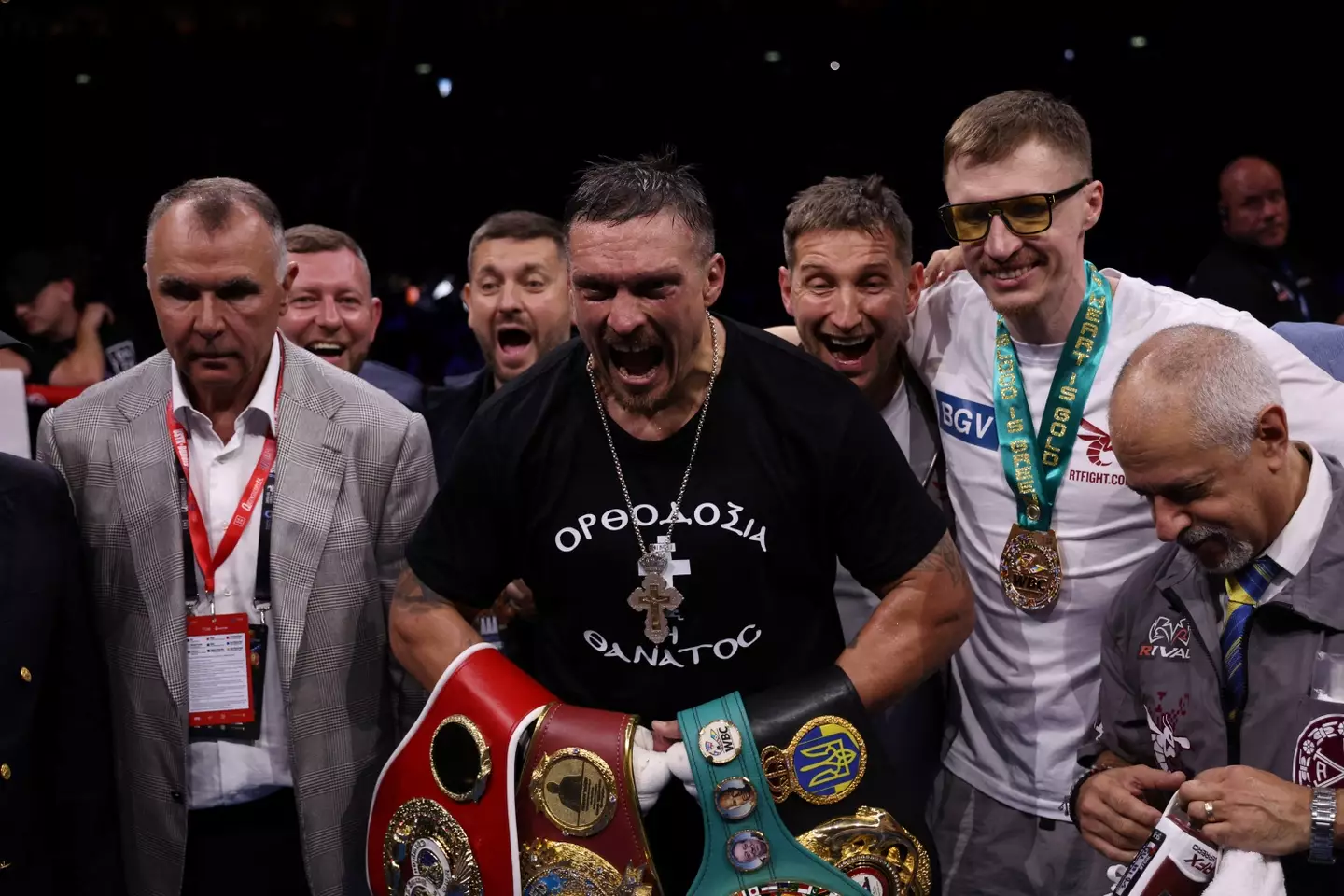 Oleksandr Usyk extended his perfect record by knocking out Daniel Dubois. Image: Getty