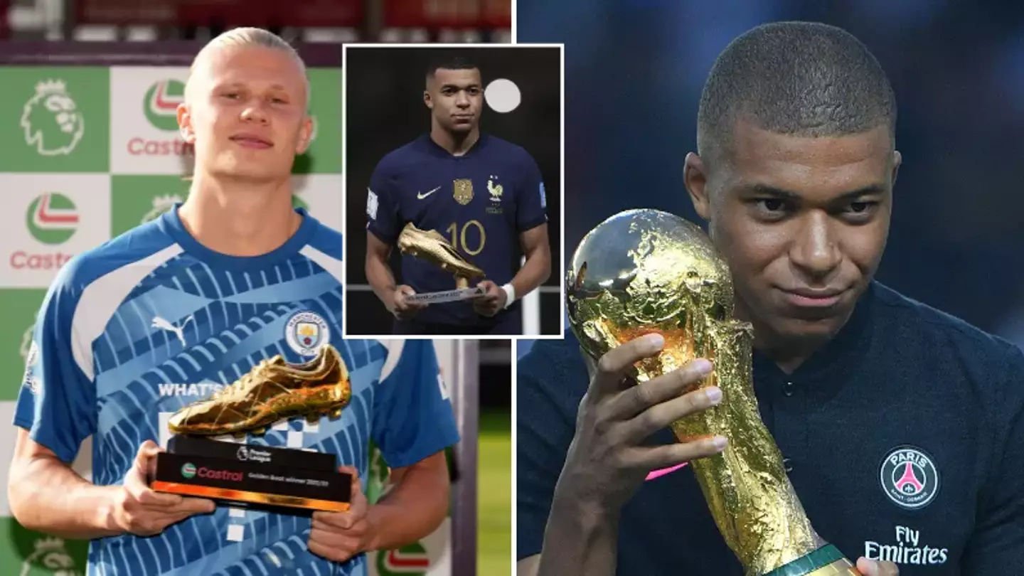 Kylian Mbappe and Erling Haaland's stats compared