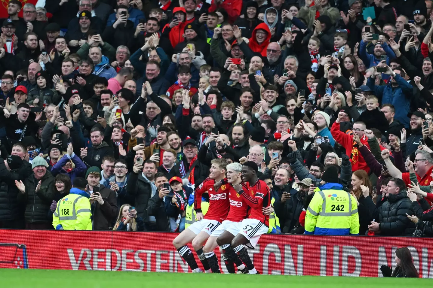 Manchester United recorded the highest average attendance in the Premier League for the 2023/24 season