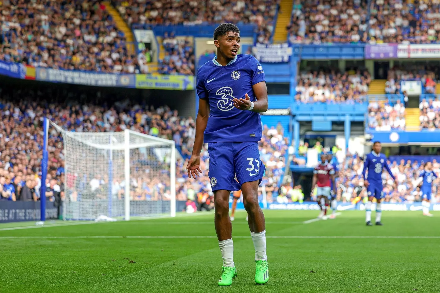 Wesley Fofana joined Chelsea from Leicester City in the summer. Image