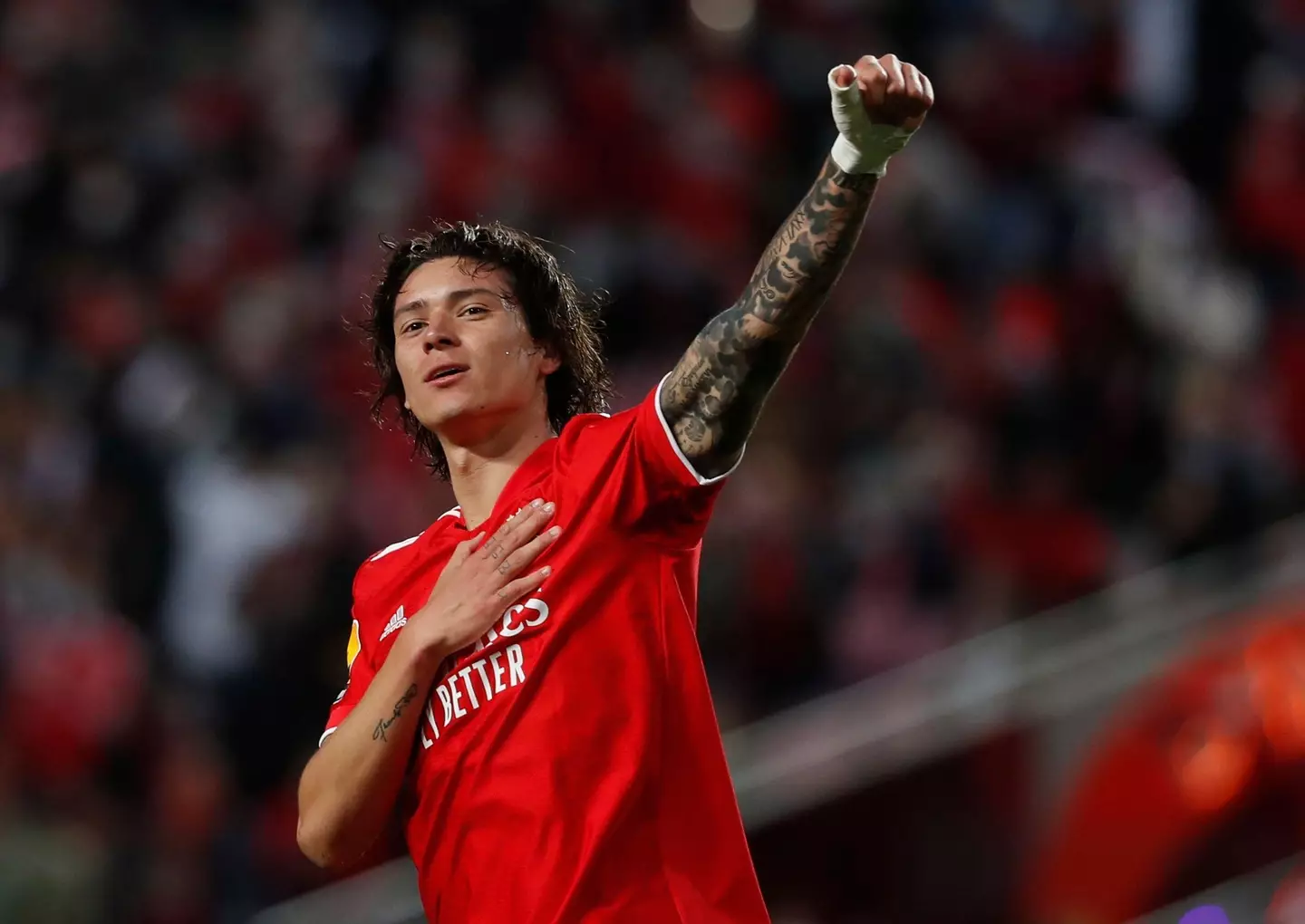 Nunez has scored 18 goals in all competitions this season (Image: Alamy)