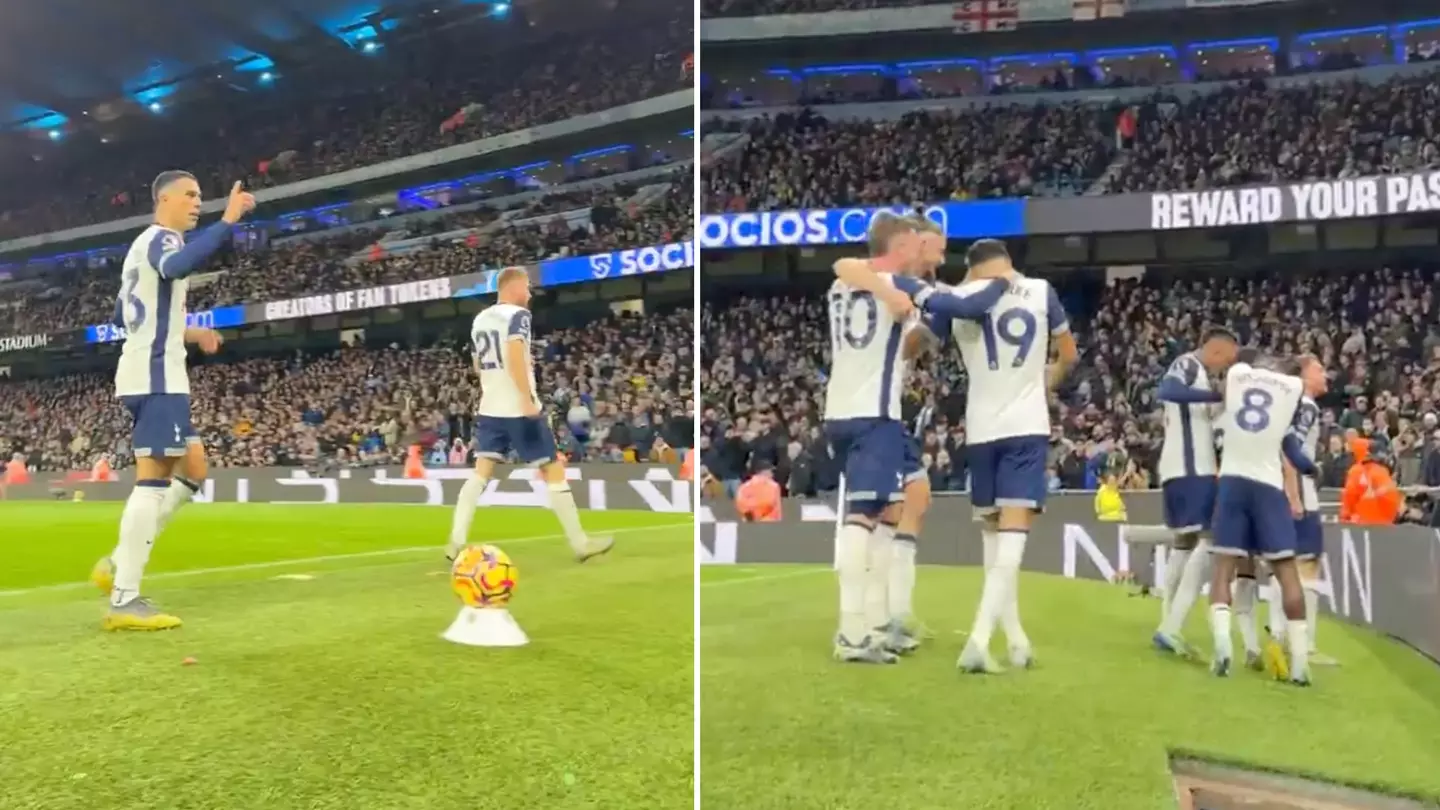 Spurs fans have only just spotted what Pedro Porro did after scoring against Man City and they can't believe it