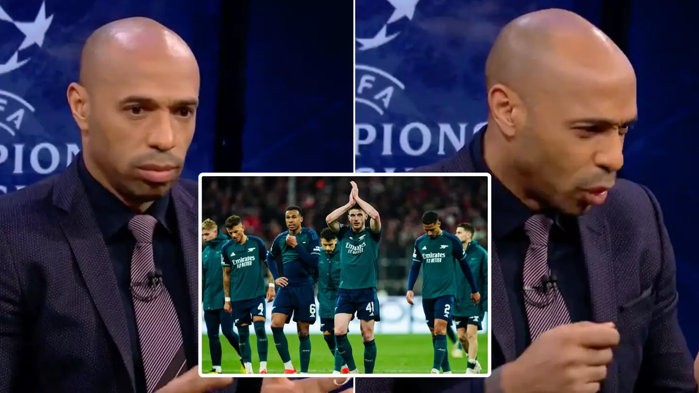 Thierry Henry slams Arsenal star after seeing what he did against Bayern Munich