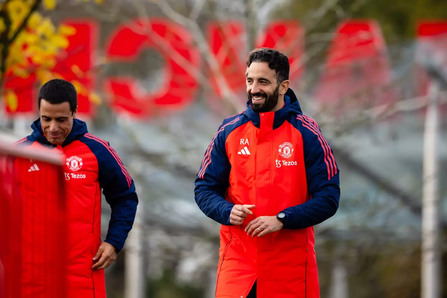 Ruben Amorim takes charge of his first Manchester United game on Sunday. Image: Getty