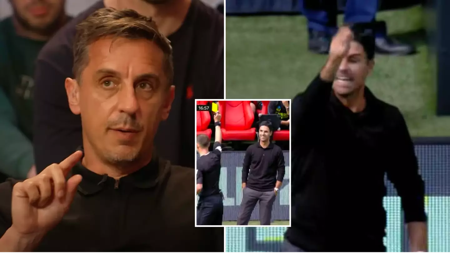 Gary Neville claims Mikel Arteta was cited as a reason behind Premier League rule change