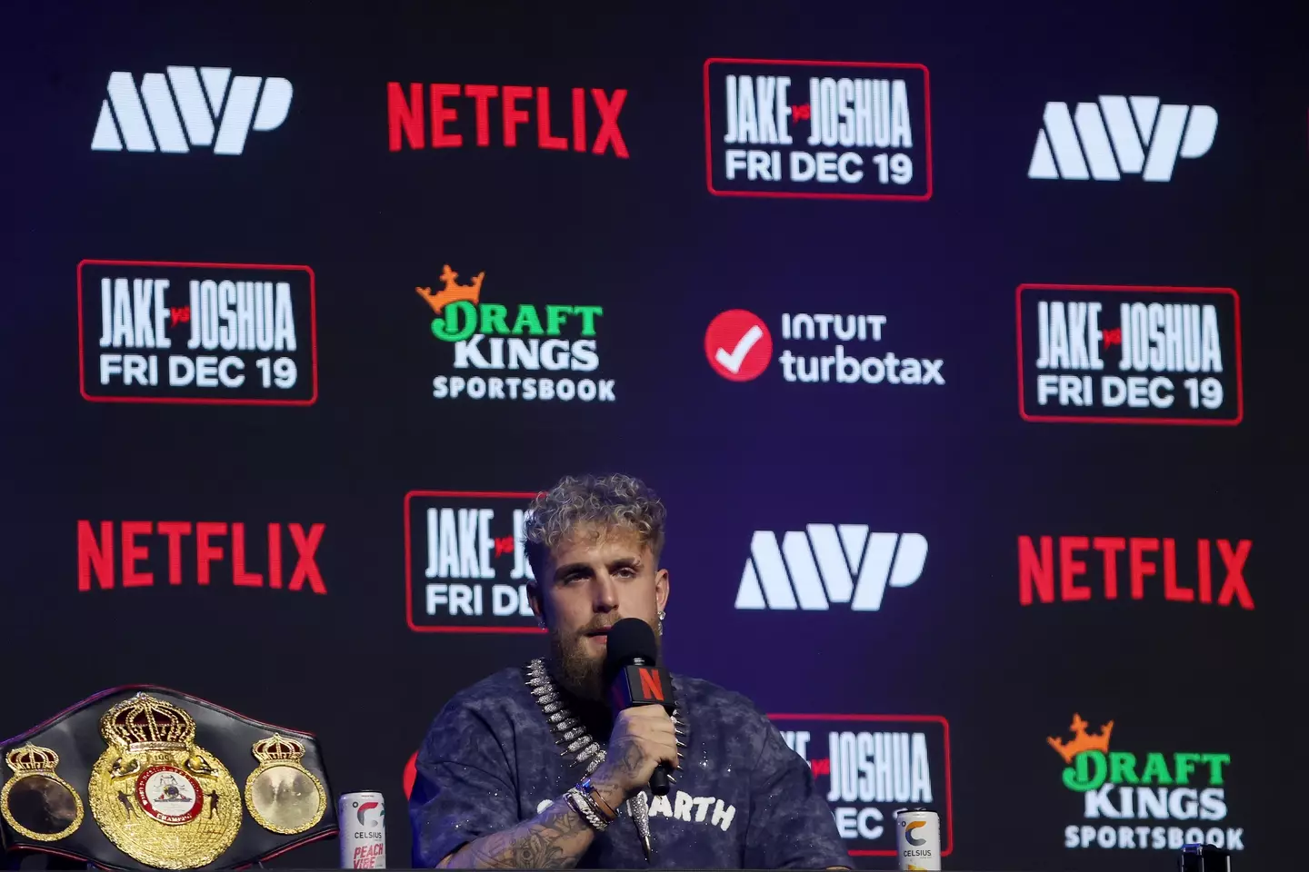 Jake Paul plans to take action against Deontay Wilder after claiming his fight against Anthony Joshua is scripted. Image: Getty