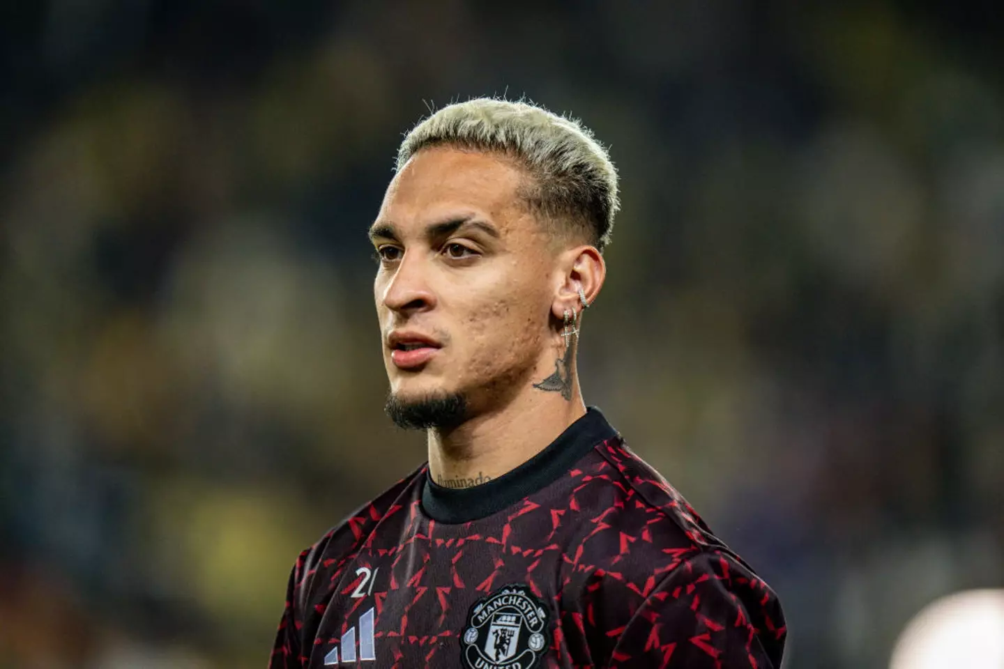 Man Utd winger Antony pictured (Image: Getty)