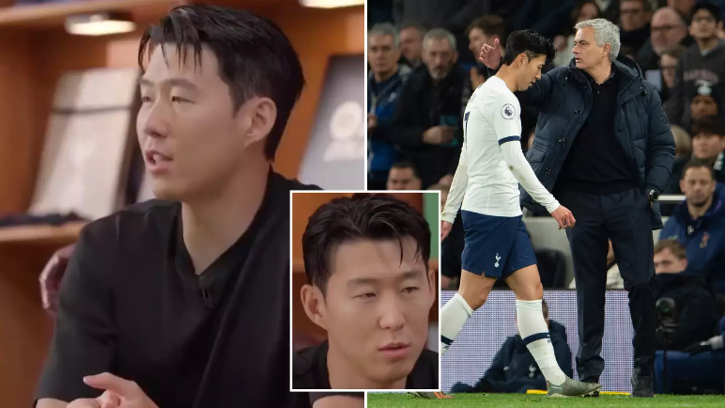 Son Heung-min was left upset after what Jose Mourinho said to him in front of Tottenham squad