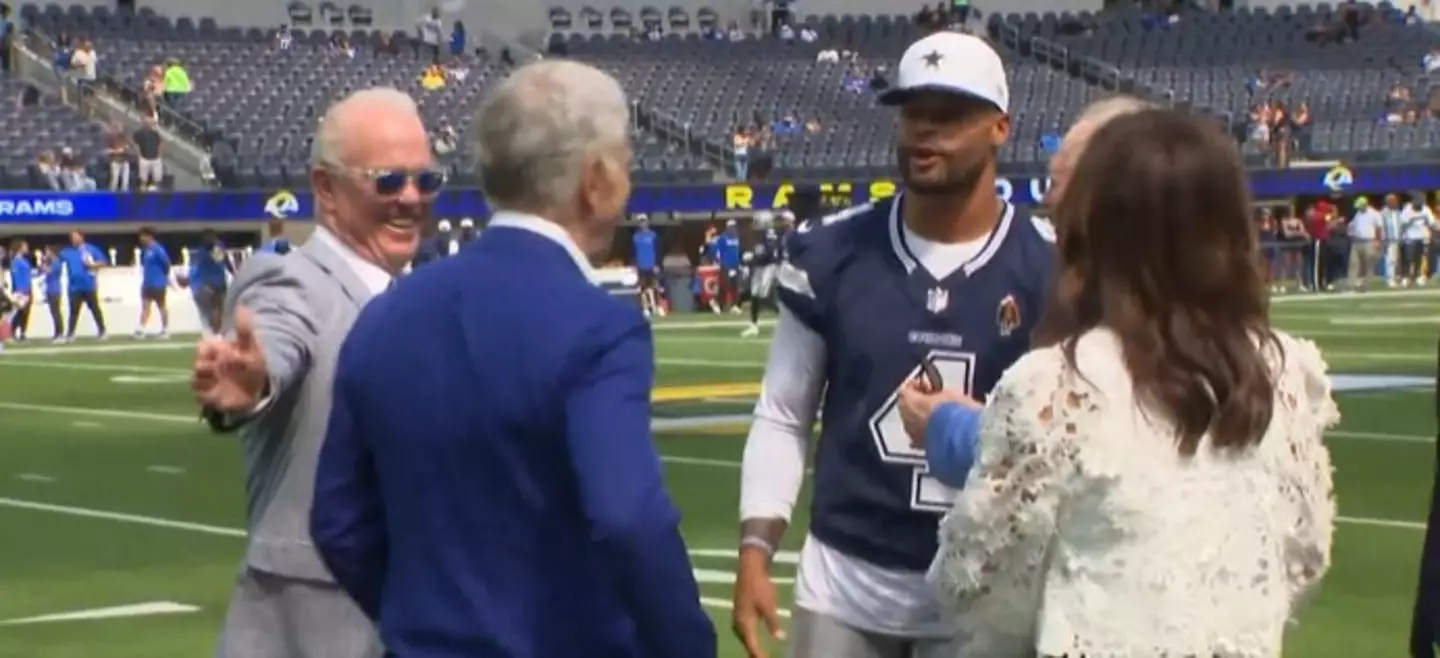 Dak Prescott made an outlandish prediction at the weekend / Image from X