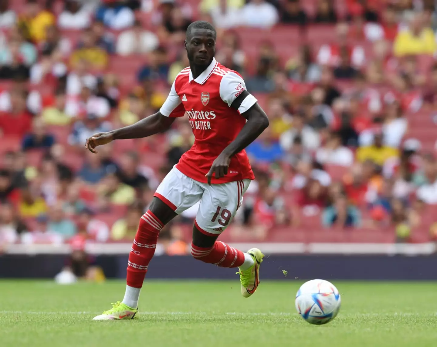 Nicolas Pepe made 80 Premier League appearances for Arsenal, scoring 16 goals. (Image: Getty)