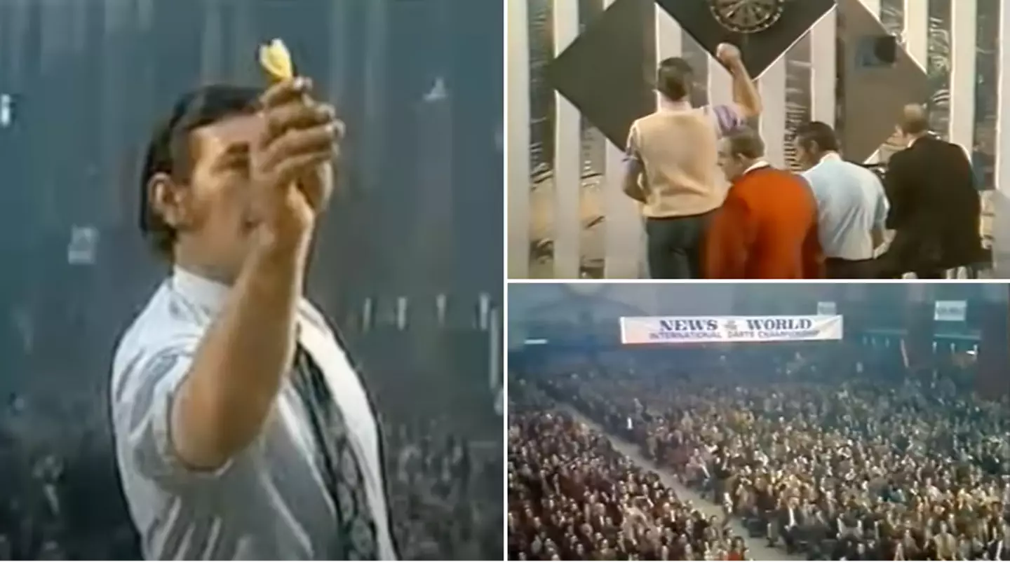 Footage of what darts looked like 50 years ago inside Ally Pally has caught people off guard