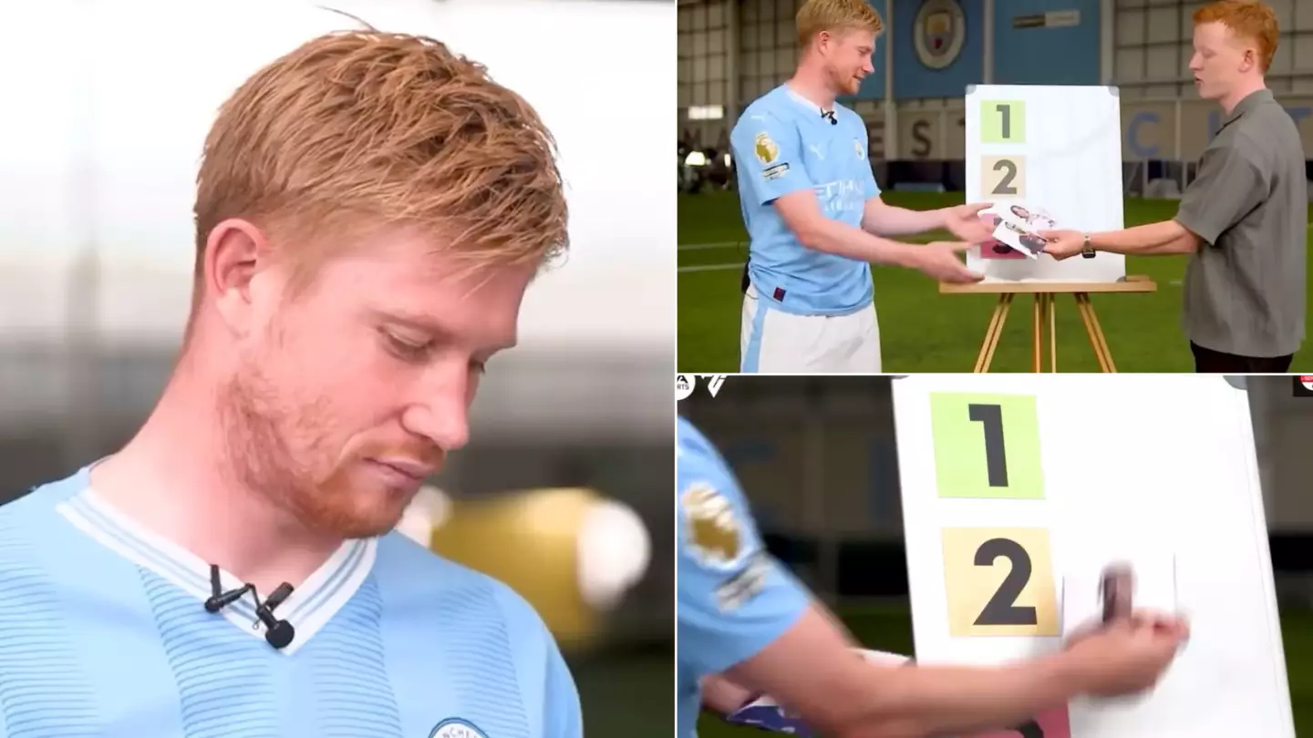 Kevin De Bruyne ranked Premier League defenders and midfielders