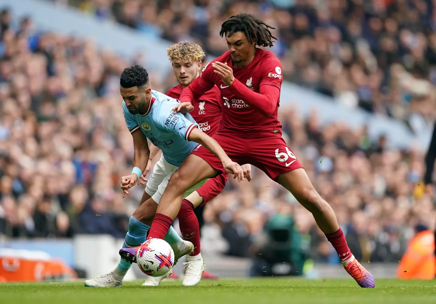 Trent struggled to contain City's wingers on Saturday (Mike Egerton/PA Wire/PA Images)
