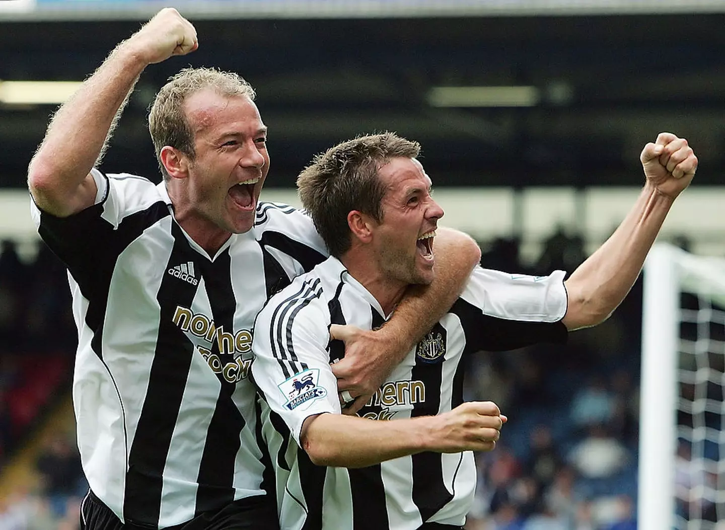 Alan Shearer and Michael Owen played together for Newcastle and England in the 2005/06 season. (Image: Getty)