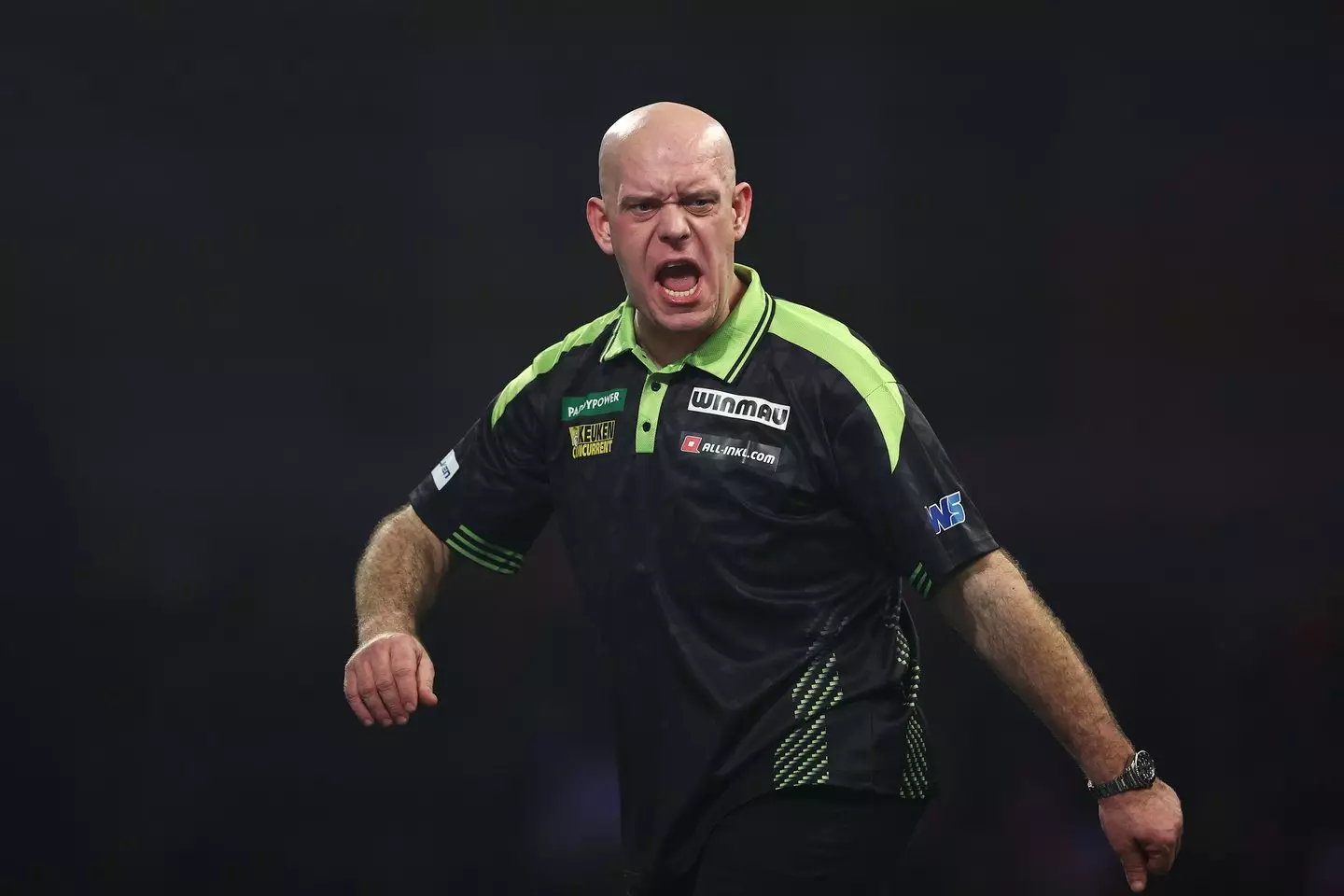 Michael van Gerwen won the Bahrain Masters this week. Image: Getty