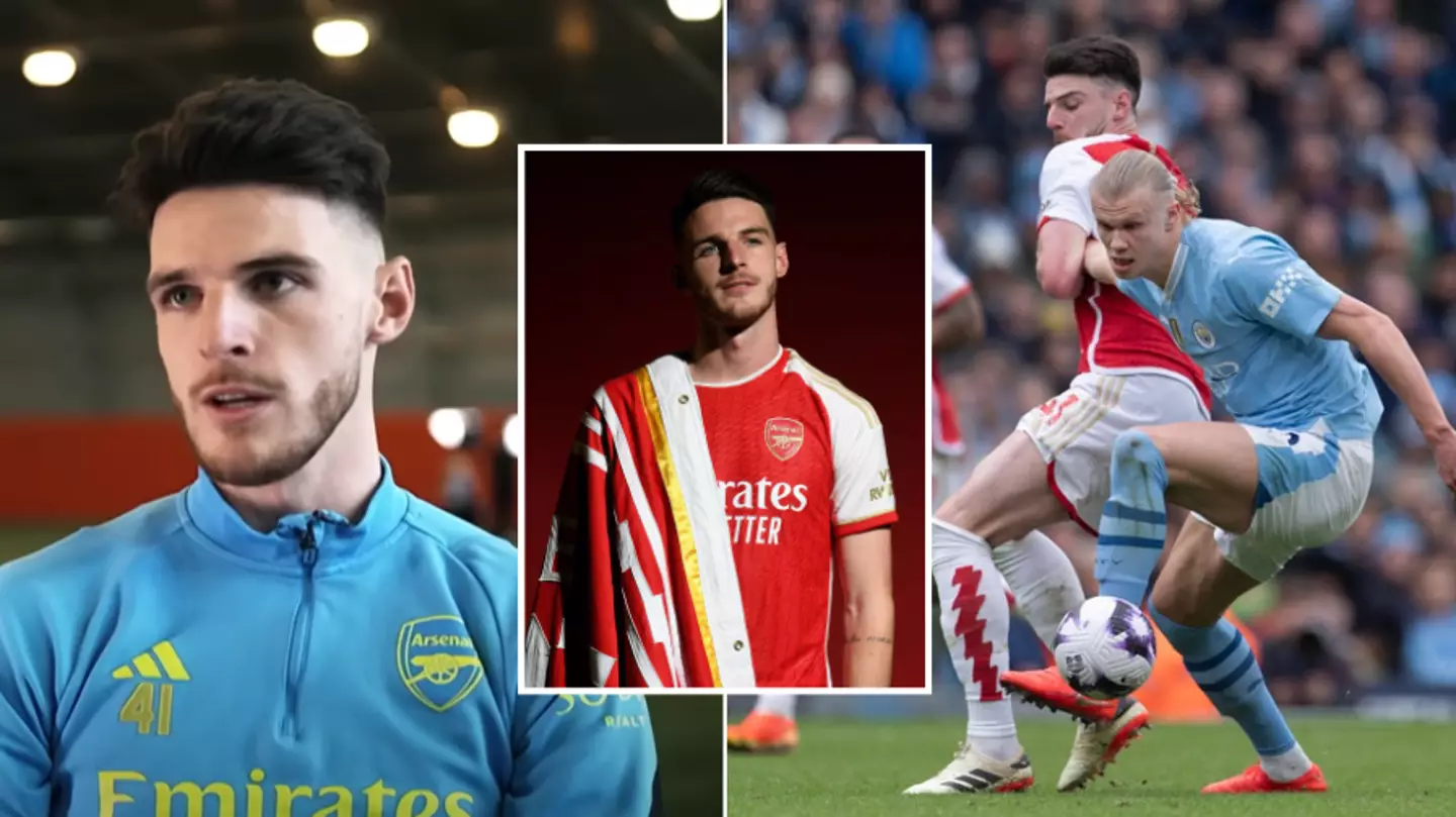 Declan Rice aims subtle dig at Man City when explaining why he joined Arsenal instead