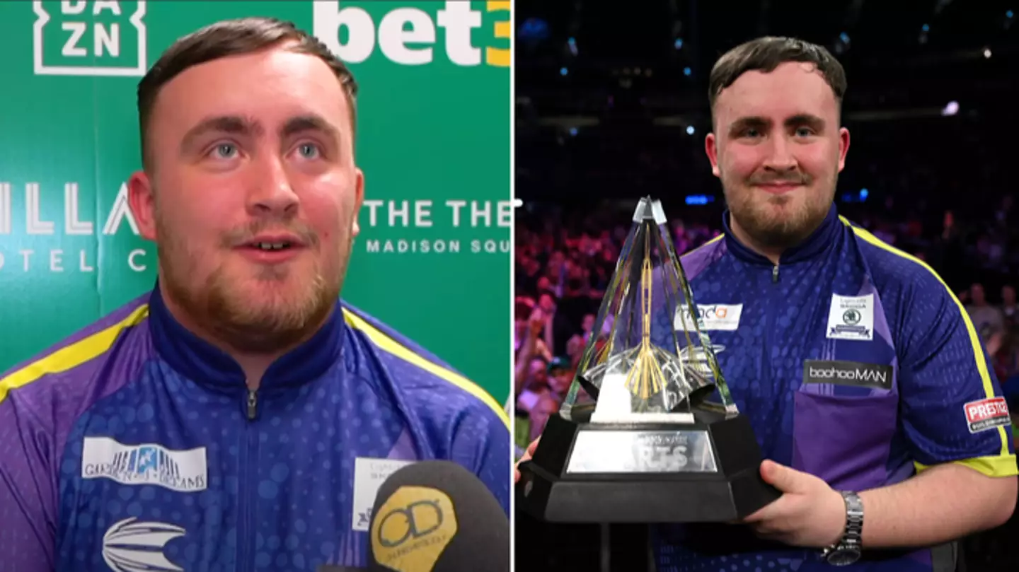 Luke Littler reveals the surprising first thing he bought with £315,000 jackpot after winning the Premier League