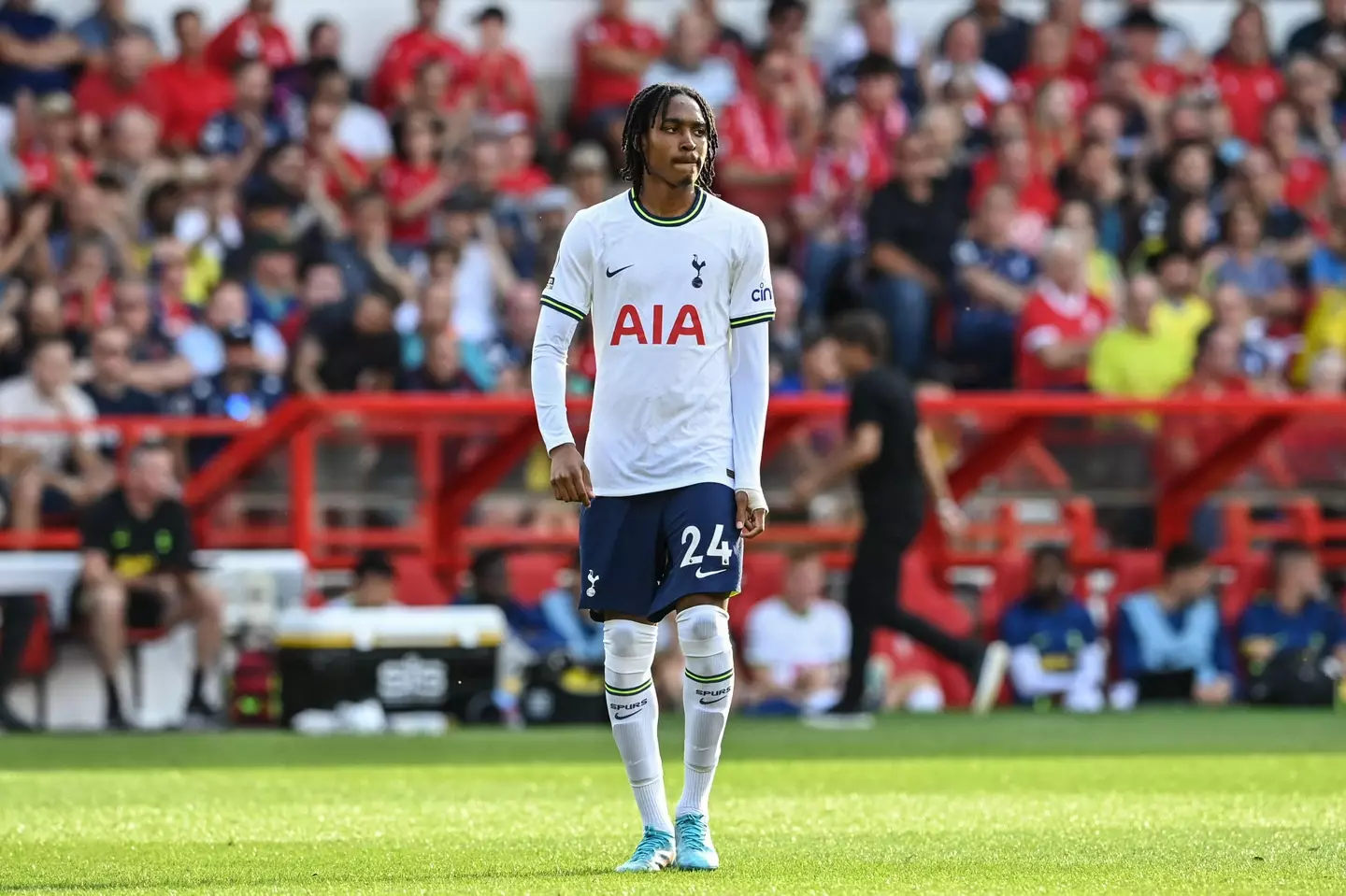 Spence played one minute against former side Nottingham Forest but that's it so far. Image: Alamy