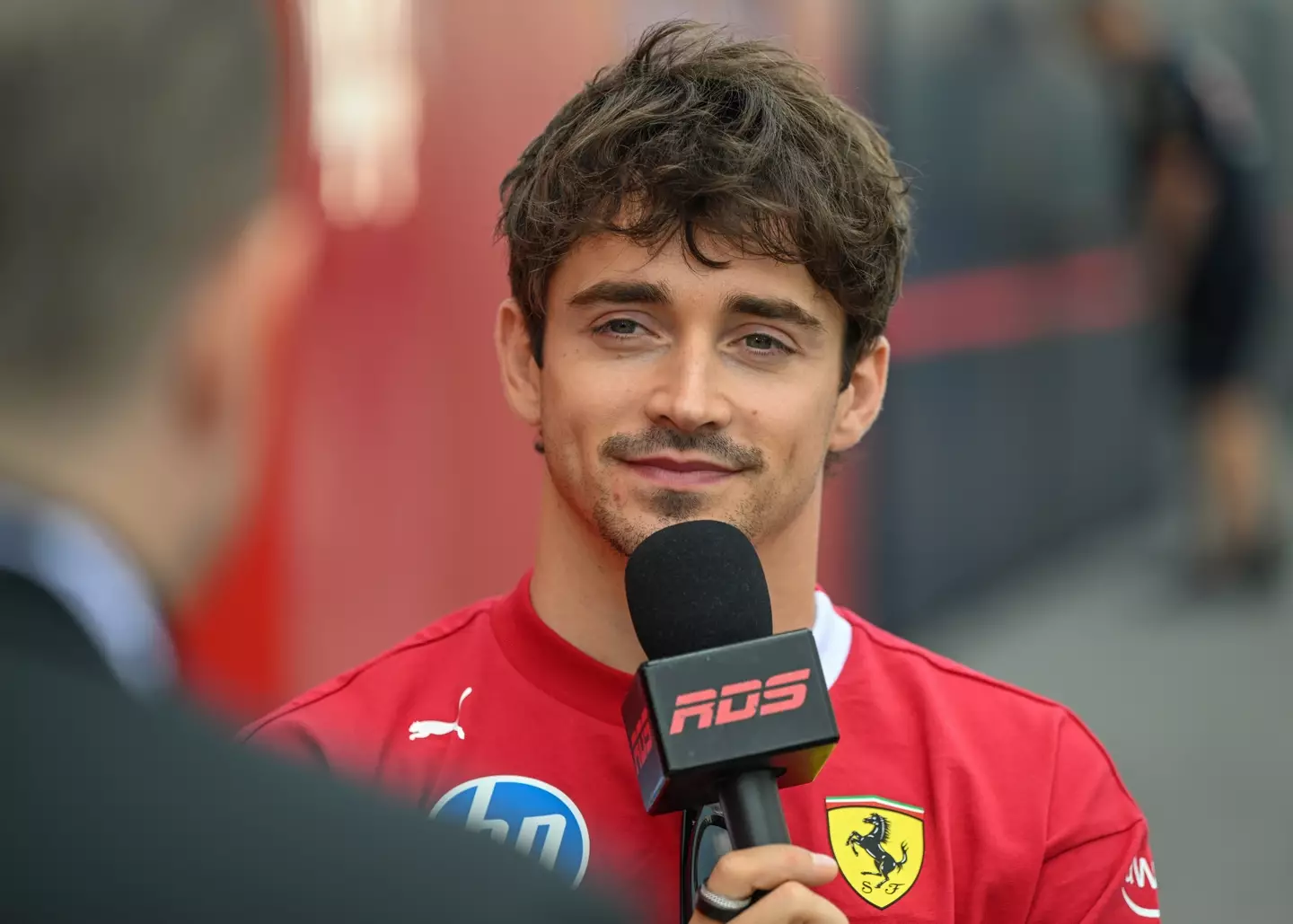 Charles Leclerc has been linked with a move away from Ferrari. Image: Getty