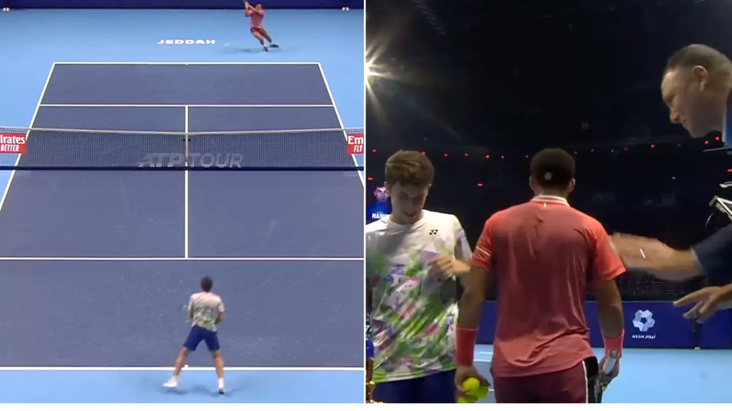 Tennis stars bizarrely swap ends mid-game after never-before-seen error, even the umpire was confused