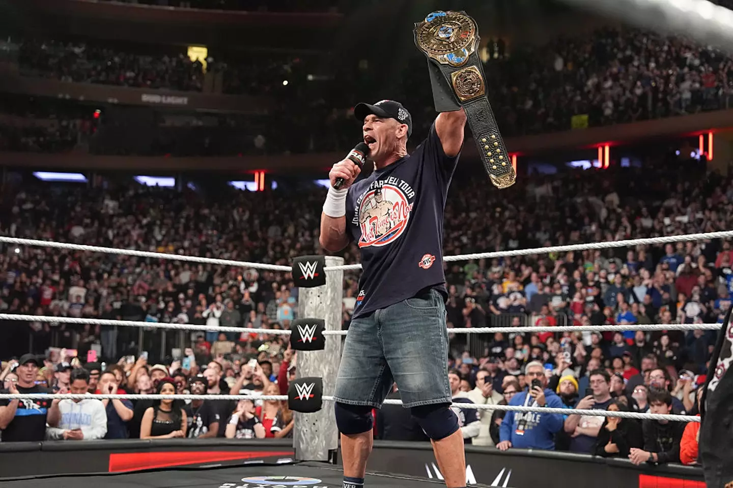 Several names are in contention to be Cena's final opponent. (Image: Rich Wade/WWE via Getty Images)