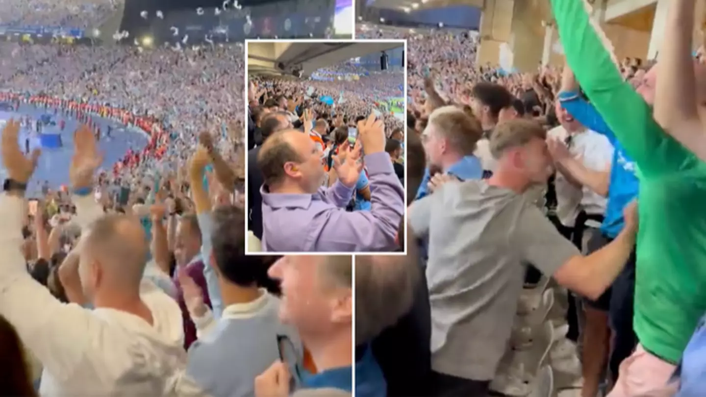 Manchester City fans mocked for lack of limbs inside the stadium after winning the treble