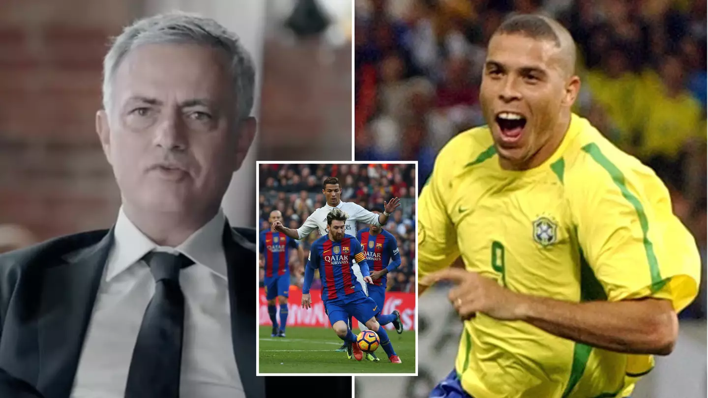 Jose Mourinho brilliantly explains why Ronaldo Nazario, not Lionel Messi or Cristiano Ronaldo, is the GOAT