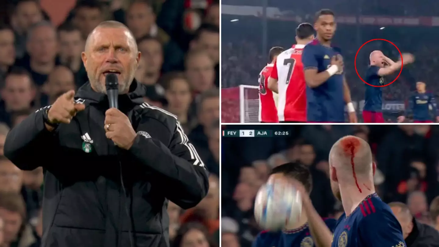 Feyenoord assistant John de Wolf asks fans to behave themselves after Ajax game is suspended