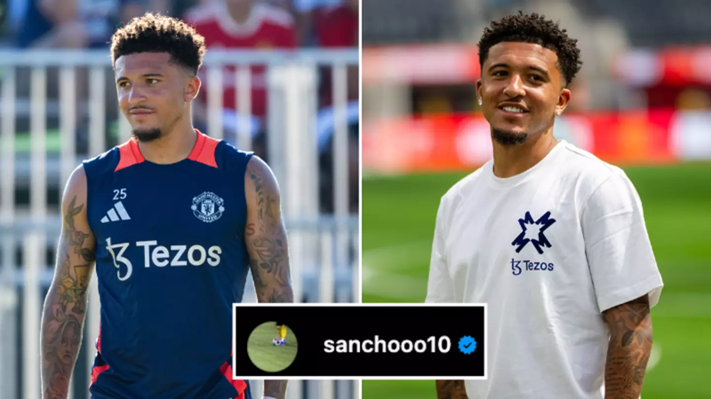 Jadon Sancho breaks silence on Instagram amid Juventus transfer rumours and it's left Man Utd fans confused