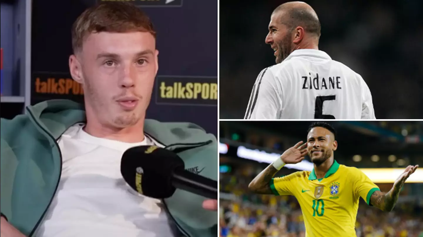 Cole Palmer wasted no time when picking between Neymar and Zinedine Zidane