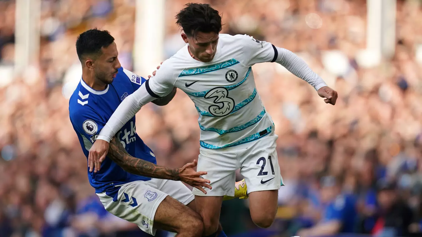 Ben Chilwell started for Chelsea against Everton after months out through injury. (Alamy)
