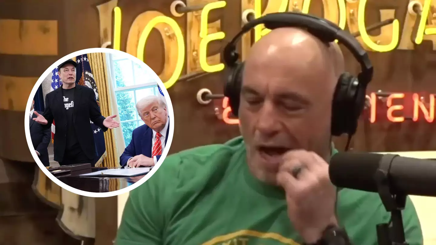Joe Rogan's stunned reaction to finding out about Donald Trump vs Elon Musk feud mid-interview during podcast