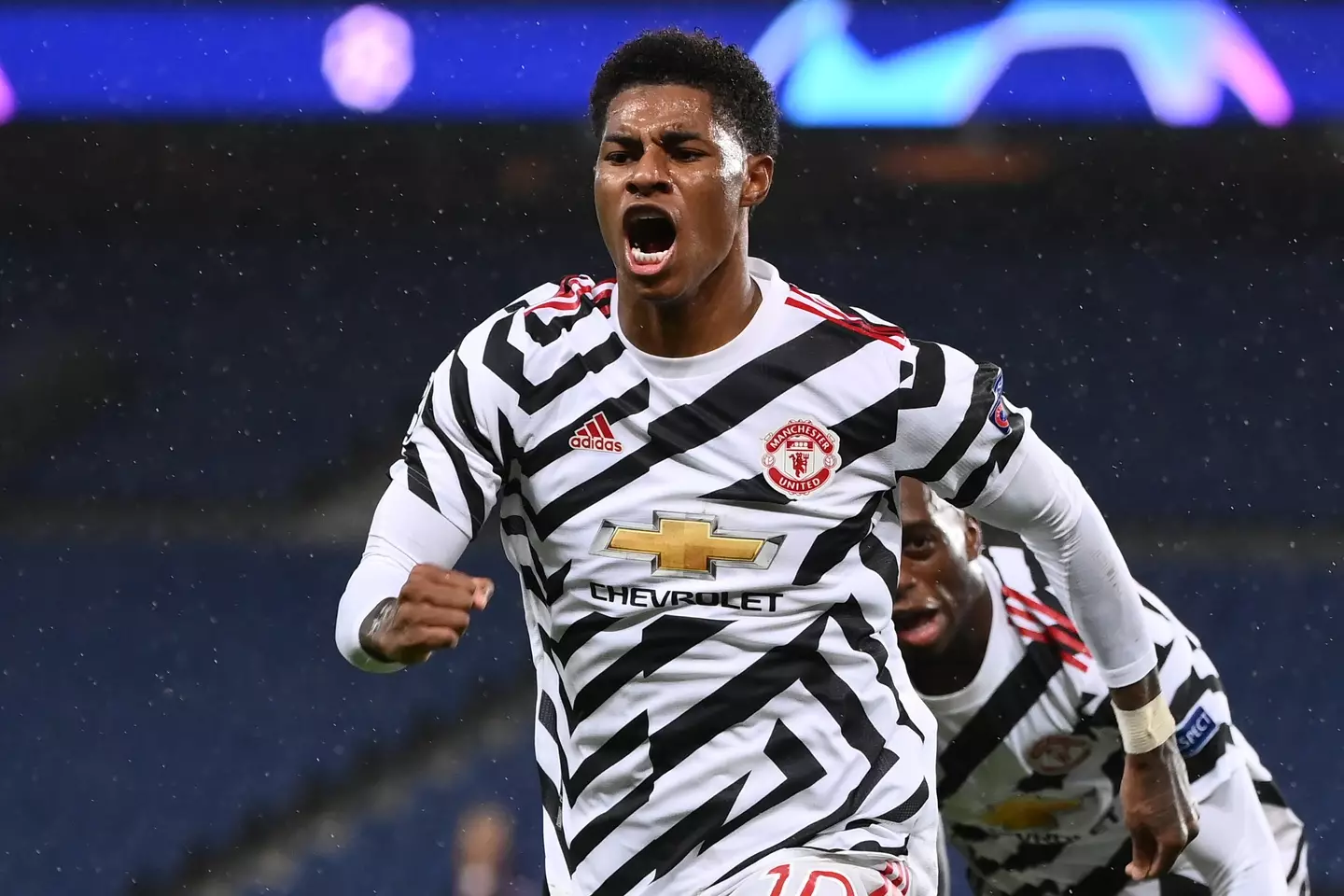 Contact between Marcus Rashford's entourage and PSG's sporting advisor Luís Campos have been renewed, according to a report. Image: Getty