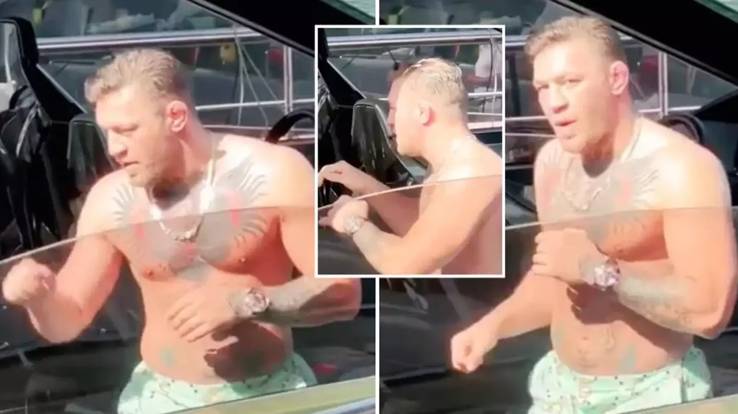 Unseen footage of Conor McGregor at Monaco Grand Prix emerges