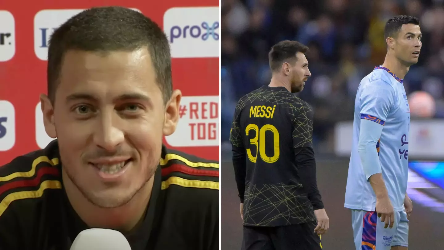 Eden Hazard once settled the Lionel Messi vs Cristiano Ronaldo GOAT debate in private chat